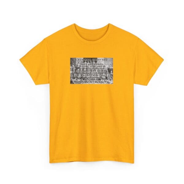 Unisex Heavy Cotton Tee "Black Wall Street: Built on Strength, Burned in Hate, Rising Again." - Image 27
