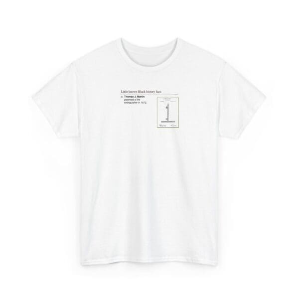 Unisex Heavy Cotton Tee "Fire Safety Revolutionized—Thomas J. Martin’s Legacy Burns Bright." - Image 3