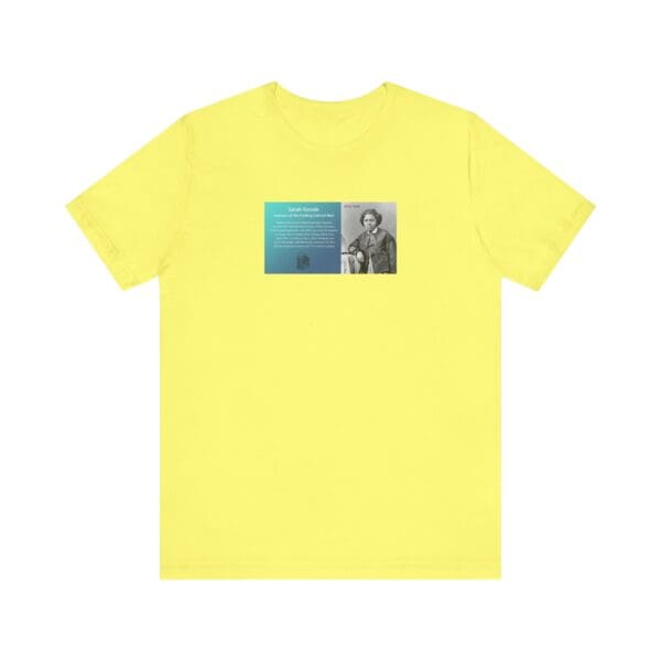 Unisex Jersey Short Sleeve Tee  "Sarah E. Goode: The Mind That Transformed Space" - Image 25