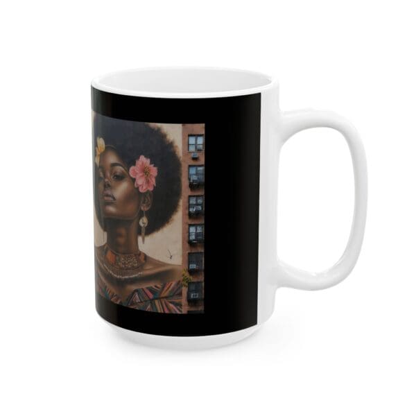Ceramic Mug, (11oz, 15oz) "Afrocentric Beauty—A Legacy in Every Curl" - Image 8