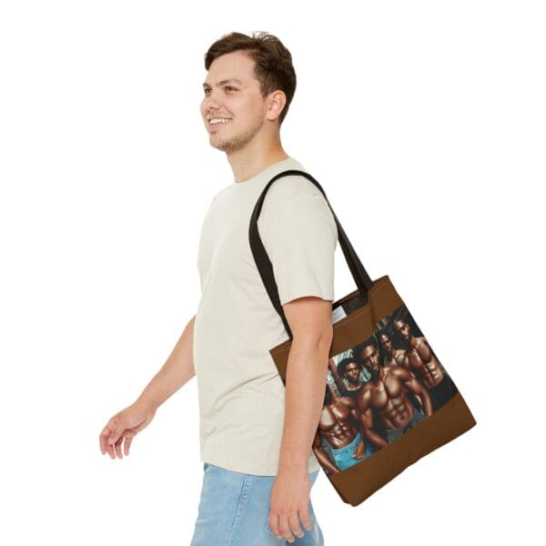 Tote Bag (AOP) "Strength in stance. Power in legacy." - Image 7