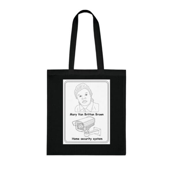 Cotton Canvas Tote Bag "Invent the Future – Wear the Legacy of Marie Van Brittan Brown" - Image 19