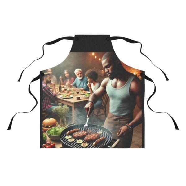 Apron (AOP) 🔥 "Grill. Gather. Honor the Culture."