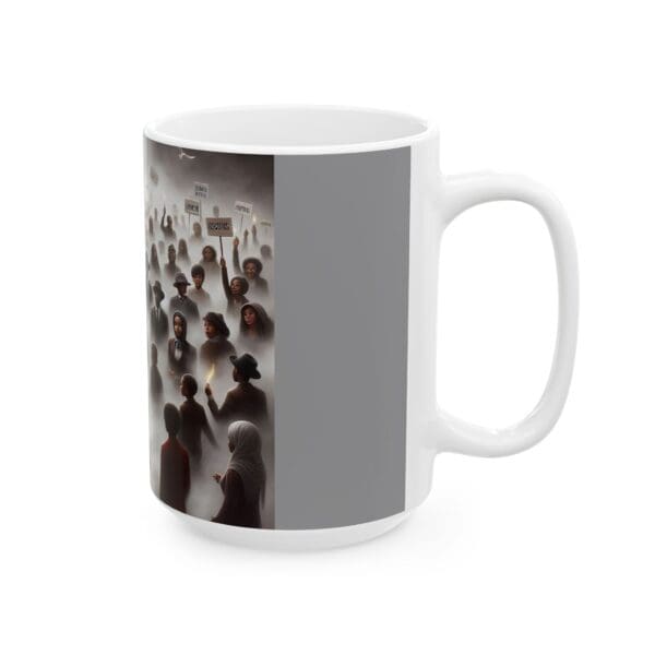 Ceramic Mug, (11oz, 15oz) "Through the Mist, We Rise" - Image 8