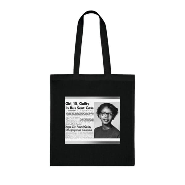 Cotton Canvas Tote Bag "Stand Strong, Stand Proud – Carry Claudette Colvin’s Courage" - Image 19