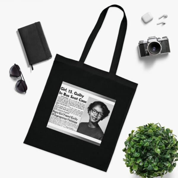 Cotton Canvas Tote Bag "Stand Strong, Stand Proud – Carry Claudette Colvin’s Courage" - Image 21