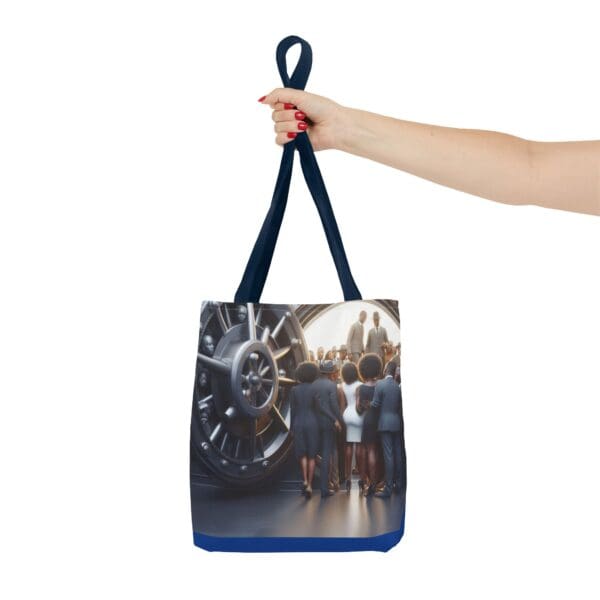 Tote Bag (AOP) "The vault opens. The stories remain." - Image 52
