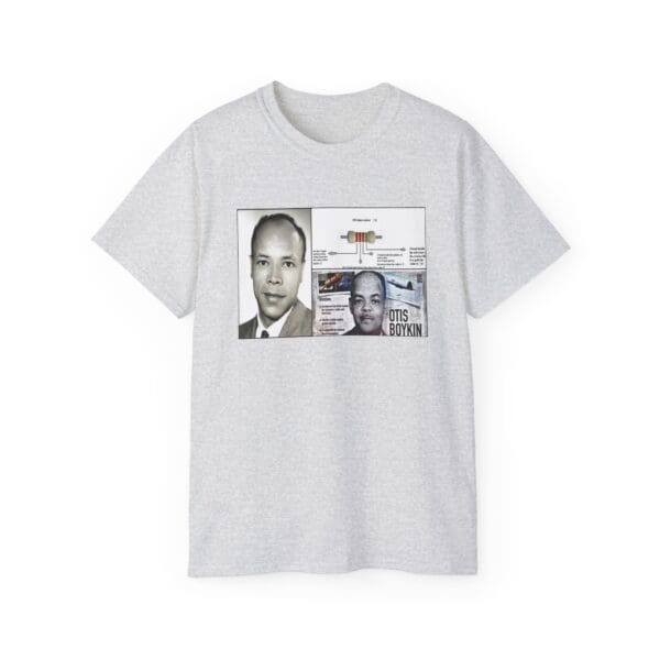 Unisex Ultra Cotton Tee "Otis Boykin: The Genius Behind Modern Electronics" - Image 5