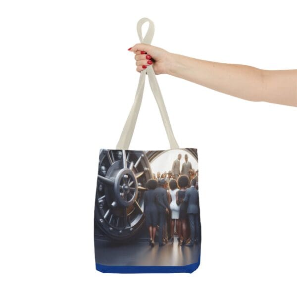 Tote Bag (AOP) "The vault opens. The stories remain." - Image 40