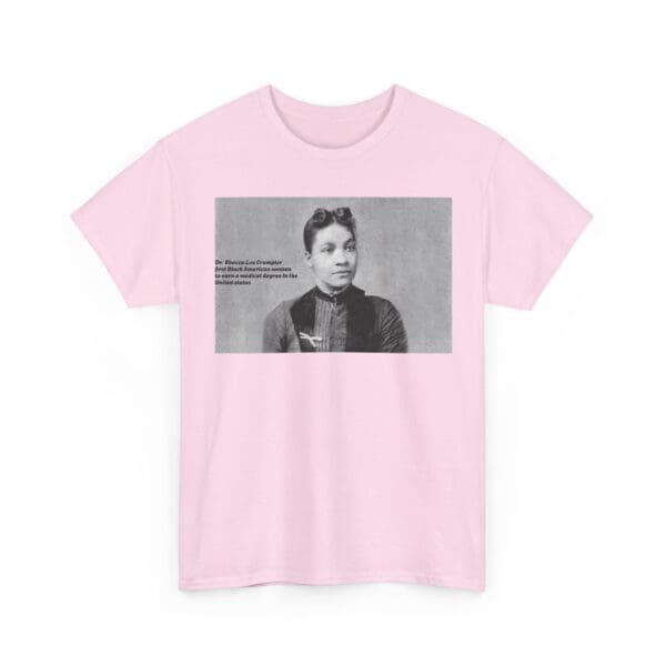 Unisex Heavy Cotton Tee "Dr. Rebecca Lee Crumpler: First Black Woman Doctor in the U.S." - Image 39
