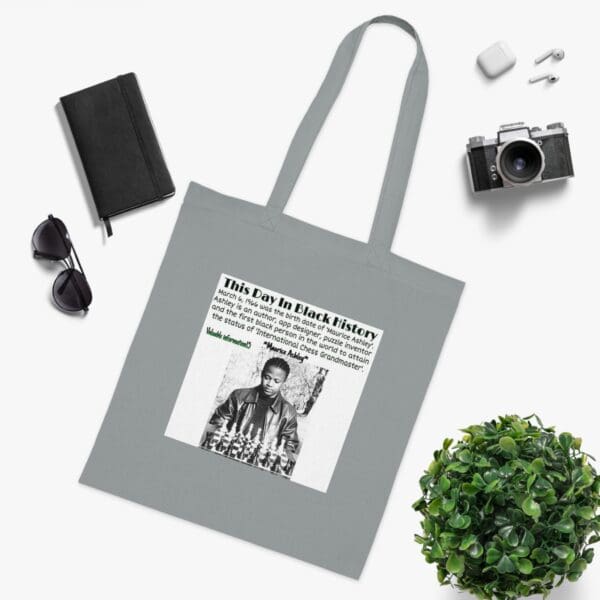 Cotton Canvas Tote Bag "Master Your Move – Carry Grandmaster Ashley’s Legacy" - Image 6