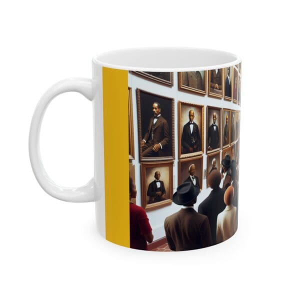 Ceramic Mug, (11oz, 15oz) "Where Art Speaks and Time Remembers." - Image 3