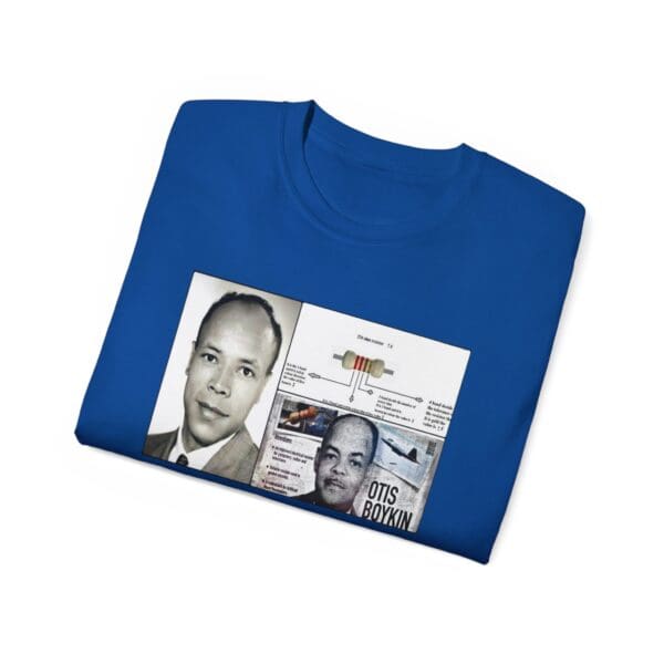 Unisex Ultra Cotton Tee "Otis Boykin: The Genius Behind Modern Electronics" - Image 36