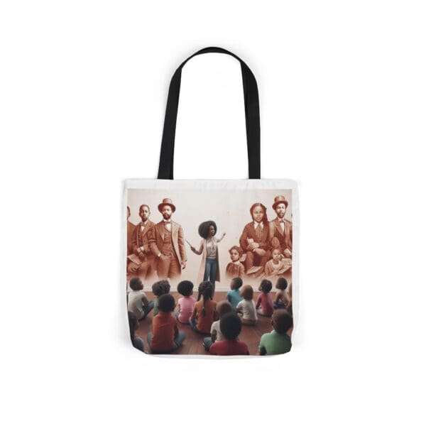 Natural Tote Bag "Pointed toward history, carried into the future." - Image 26