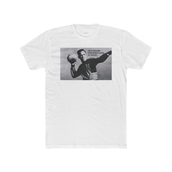 Unisex Cotton Crew Tee "Fritz Pollard: The First Black NFL Coach & Trailblazer"