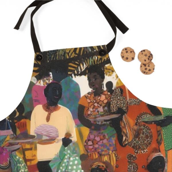 Cultural Feast Apron | Vibrant Family Gathering Design  "Whe.re Every Meal Tells a Story" - Image 2