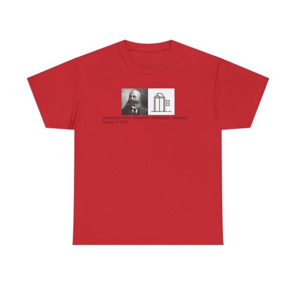 Unisex Heavy Cotton Tee "Alexander Miles: Elevating Innovation, One Step at a Time." - Image 56