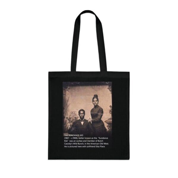 Cotton Canvas Tote Bag "Sundance Kid & Etta Place: Ride with Outlaw Legends!" - Image 19