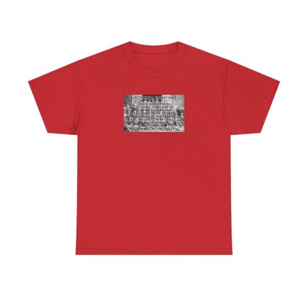 Unisex Heavy Cotton Tee "Black Wall Street: Built on Strength, Burned in Hate, Rising Again." - Image 57