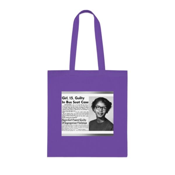 Cotton Canvas Tote Bag "Stand Strong, Stand Proud – Carry Claudette Colvin’s Courage" - Image 22