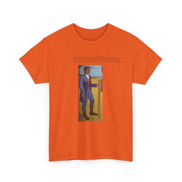 Unisex Heavy Cotton Tee "Benjamin Banneker: Mathematician, Astronomer, Trailblazer." - Image 19