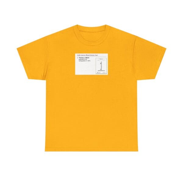 Unisex Heavy Cotton Tee "Fire Safety Revolutionized—Thomas J. Martin’s Legacy Burns Bright." - Image 13
