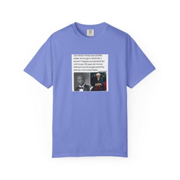 Unisex Garment-Dyed T-shirt "John Morton-Finney: Eleven Degrees, One Unbreakable Spirit." - Image 33