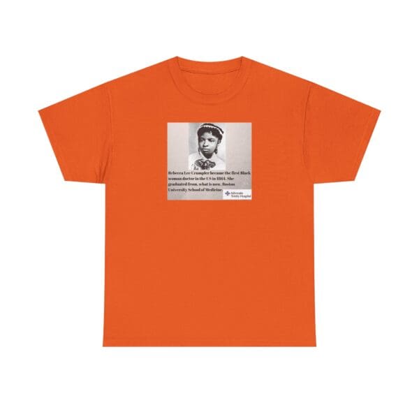 Unisex Heavy Cotton Tee "Rebecca Lee Crumpler: First Black Woman Doctor, Forever a Trailblazer." - Image 21