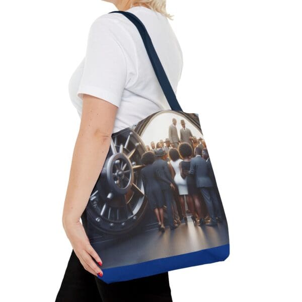 Tote Bag (AOP) "The vault opens. The stories remain." - Image 56