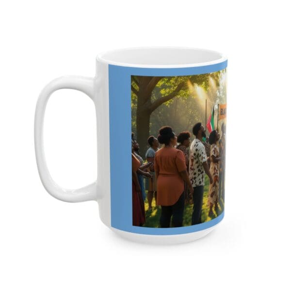 Ceramic Mug, (11oz, 15oz) A Banner of Pride, A March for Change" - Image 7
