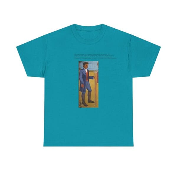Unisex Heavy Cotton Tee "Benjamin Banneker: Mathematician, Astronomer, Trailblazer." - Image 29