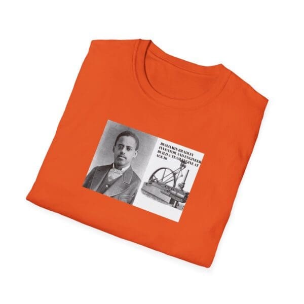 Unisex Softstyle T-Shirt "Benjamin Bradley: Steam Power, Genius, and Resilience." - Image 20