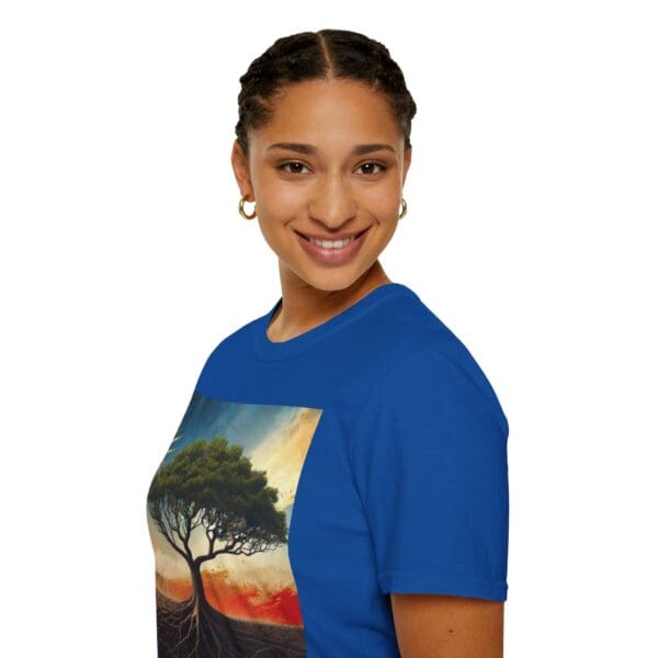 Unisex Softstyle T-Shirt with Inspirational Tree Design - Nature Lover Gift - Image 58