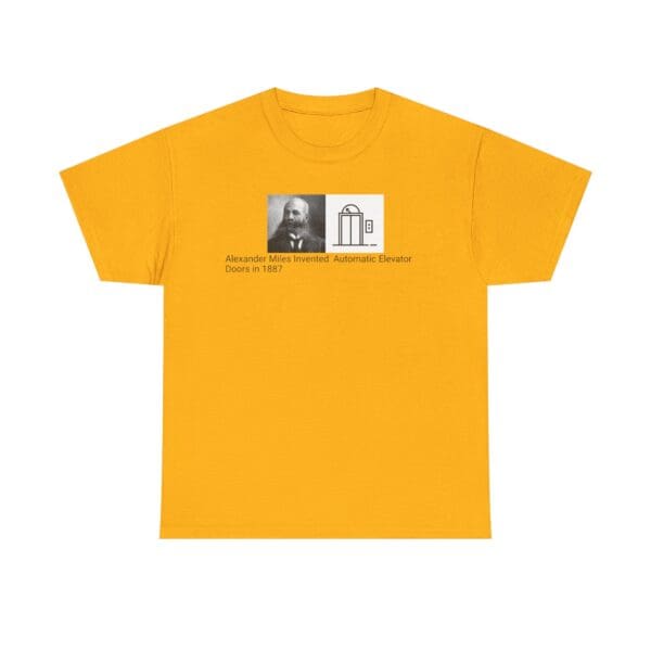 Unisex Heavy Cotton Tee "Alexander Miles: Elevating Innovation, One Step at a Time." - Image 24