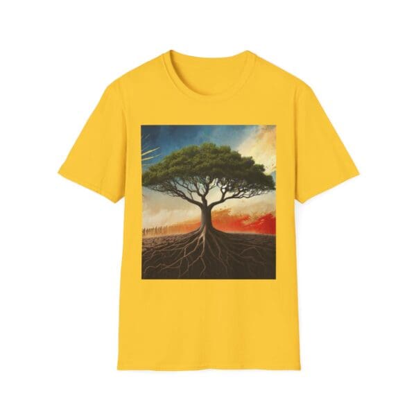 Unisex Softstyle T-Shirt with Inspirational Tree Design - Nature Lover Gift - Image 30