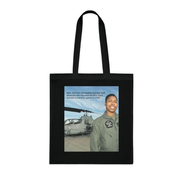 Cotton Canvas Tote Bag "Dream. Dare. Discover — Carry the Legacy of Mae Jemison" - Image 25