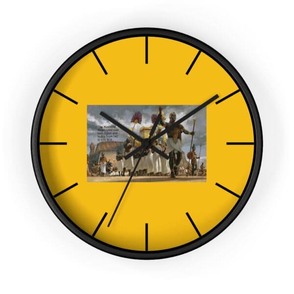 Wall Clock THE KINGDOM OF KUSH