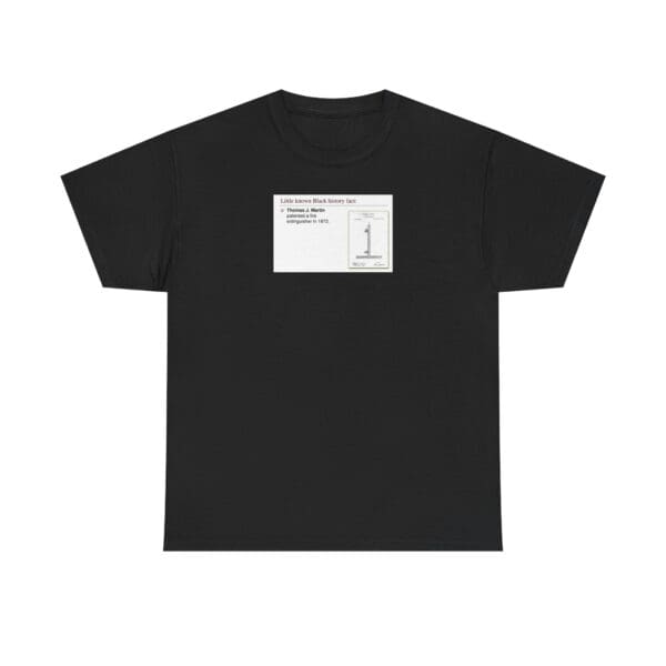 Unisex Heavy Cotton Tee "Fire Safety Revolutionized—Thomas J. Martin’s Legacy Burns Bright." - Image 5