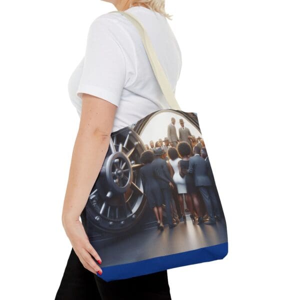 Tote Bag (AOP) "The vault opens. The stories remain." - Image 44