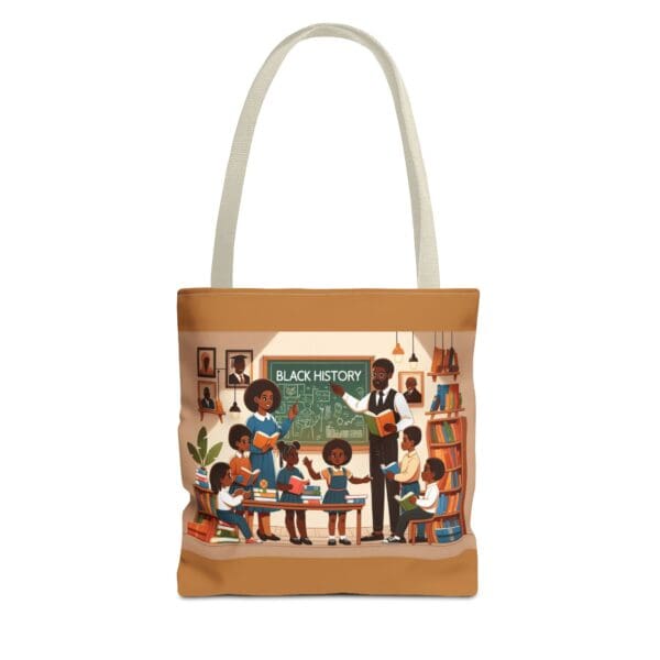 Tote Bag (AOP) "Lessons etched in chalk. Stories carried forward." - Image 19
