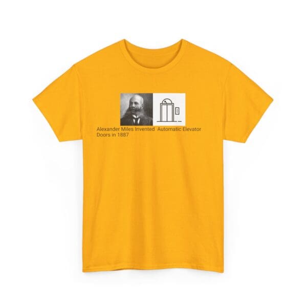 Unisex Heavy Cotton Tee "Alexander Miles: Elevating Innovation, One Step at a Time." - Image 26