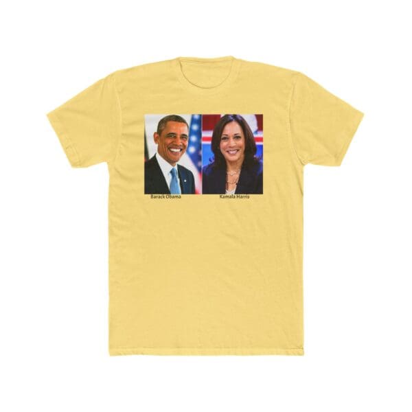 Unisex Cotton Crew Tee "First Black President, First Woman VP—A Legacy of Change" - Image 13