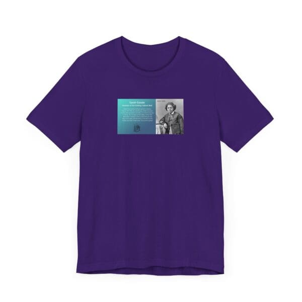 Unisex Jersey Short Sleeve Tee  "Sarah E. Goode: The Mind That Transformed Space" - Image 47