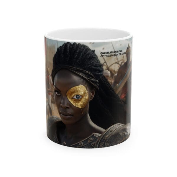 Ceramic Mug, (11oz, 15oz) QUEEN AMANIRENAS KINGDOM OF KUSH