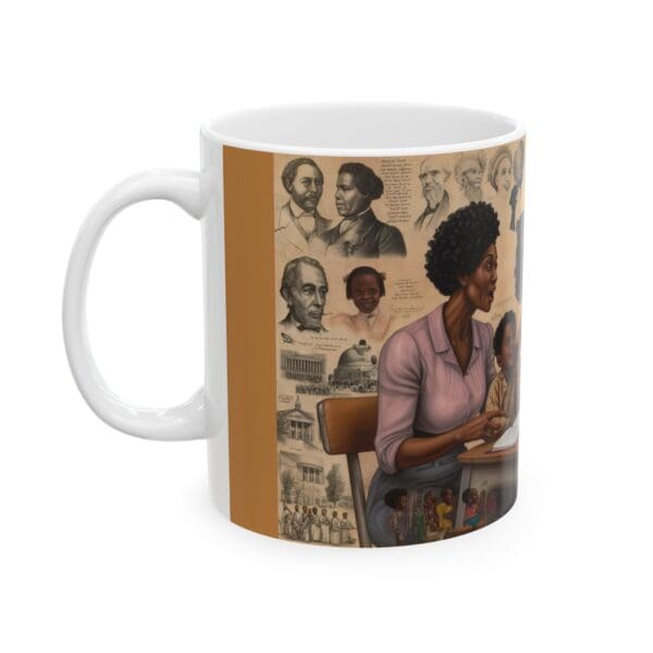 Ceramic Mug, (11oz, 15oz) Knowledge at the Table, Legacy in Their Hands" - Image 3