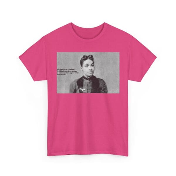 Unisex Heavy Cotton Tee "Dr. Rebecca Lee Crumpler: First Black Woman Doctor in the U.S." - Image 47
