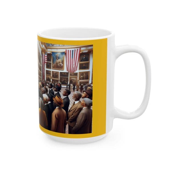 Ceramic Mug, (11oz, 15oz) "Where Art Speaks and Time Remembers." - Image 8