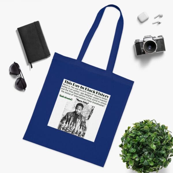Cotton Canvas Tote Bag "Master Your Move – Carry Grandmaster Ashley’s Legacy" - Image 15