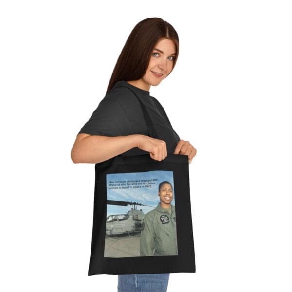 Cotton Canvas Tote Bag "Dream. Dare. Discover — Carry the Legacy of Mae Jemison" - Image 28