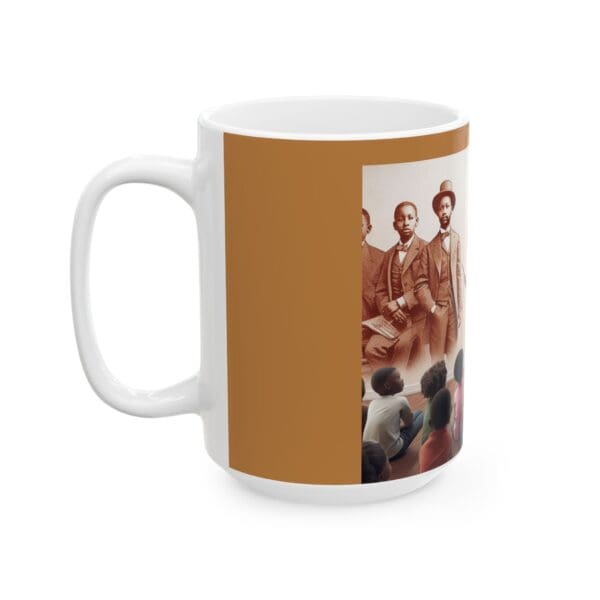 Ceramic Mug, (11oz, 15oz) "Pour Knowledge. Sip History." - Image 7